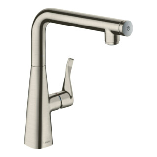 HANSGROHE  - Mitigeur cuisine Metris Select M71 260 aspect acier inox