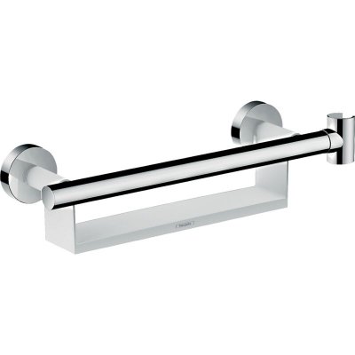 HANSGROHE  Poign&eacute;e de maintien avec tablette et support de douche