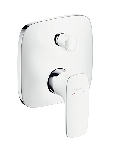 HANSGROHE  PuraVida Set de finition pour mitigeur &agrave; encastrer blanc/chrom&eacute; # 15445400