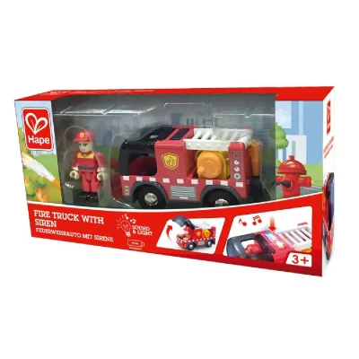 HAPE  Camion De Pompier Avec Sirene
