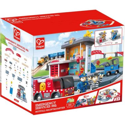 HAPE  Circuit train caserne pompier et police, bois E3736
