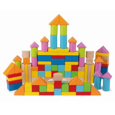 HAPE  E8247 HAP-E8247 Wonderful Beech Blocks, Multicolor