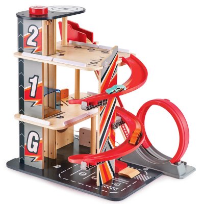 HAPE  Garage enfant cascadeurs looping E3019