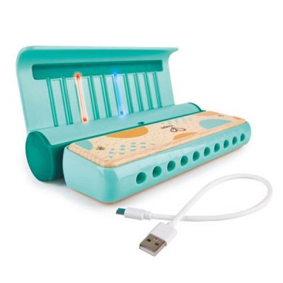 HAPE  Harmonica enfant lumineux bois E0623