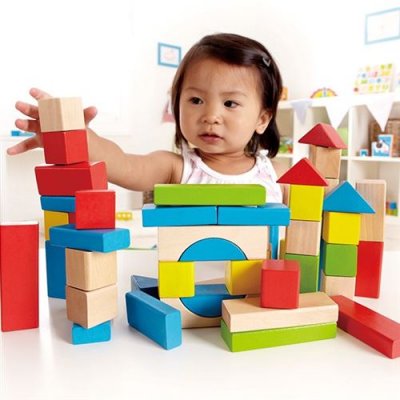 HAPE  maple 50 piece block set