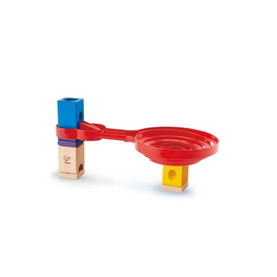 HAPE  Piste &agrave; billes Quadrillaset double face twist 18 pi&egrave;ces