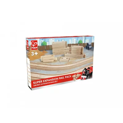 HAPE  super Railway Enhancement Set en bois 24 pi&egrave;ces 