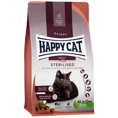 HAPPY CAT  Sterilised Adult Saumon de l&acute;Atlantique 10 kg