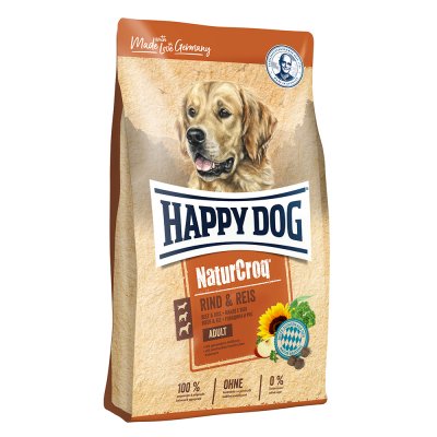 HAPPY DOG  NaturCroq Boeuf Riz pour chien 2 x 15 kg
