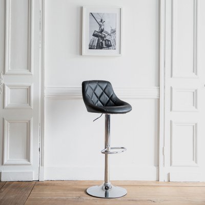 Happy Garden Tabouret de Bar Noir Jasper