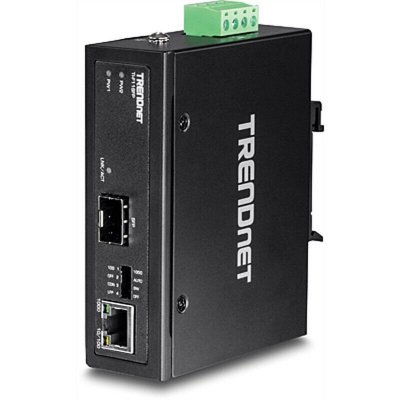 TRENDNET Hardened Industrial 100/1000BASE-T to SFP MEDIACONV.