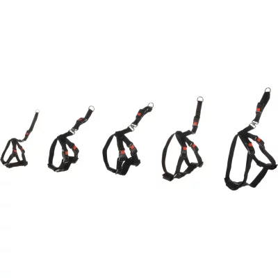 FLAMINGO Harnais de s&eacute;curit&eacute; voiture pour chien  taille L / 50-70 cm Noir