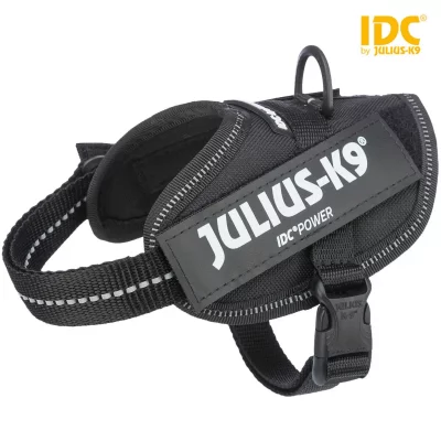 JULIUS K9 Harnais idc&reg;power 2xs/baby 2: 33-45 cm/18 mm, noir