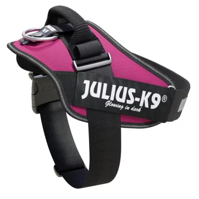 JULIUS K-9 Harnais Idc-Power Baby 2 Rose Fuchsia Fonc&eacute;