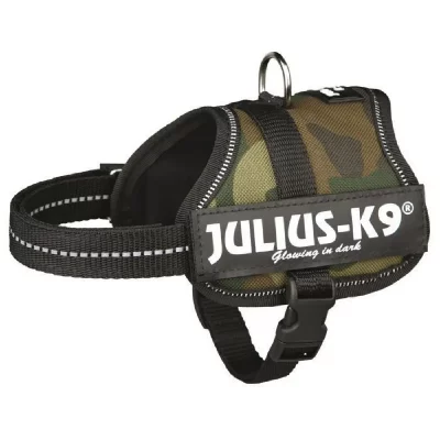 TRIXIE Harnais K9 Power, Taille: 2XS/Baby 2, Camouflage Arm&eacute;e