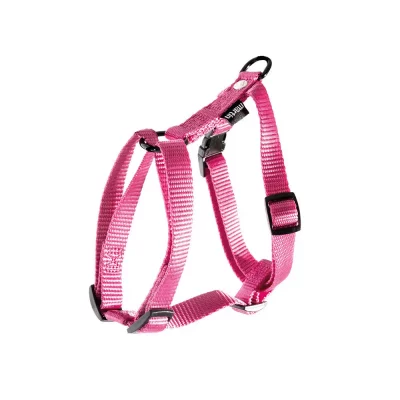 MARTIN SELLIER Harnais Nylon R&eacute;glable 25-70/90 Rose - 