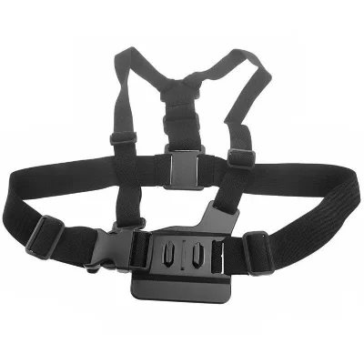 YONIS Harnais Poitrine Cam&eacute;ra Gopro HD Hero 2 3 3+ Sangle Fixation Torse Noir
