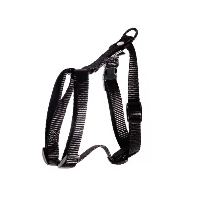 MARTIN SELLIER Harnais pour chien r&eacute;glable en nylon noir 16cm 