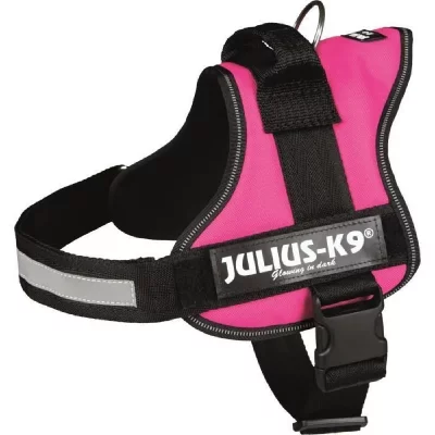 TRIXIE Harnais Power - 0 - M-L : 58-76 cm-40 mm - Fuschia - Pour chien