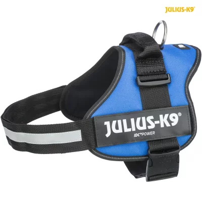 JULIUS K9 Harnais Power Julius-K9 Bleu L 65 &agrave;&nbsp; 85 cm