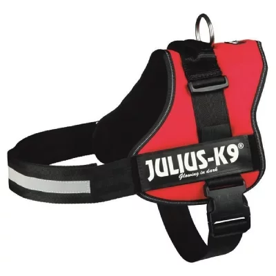 GENERIQUE Harnais Robuste Julius K9 Rouge Pour Chiens Moyens Et Grands 3
