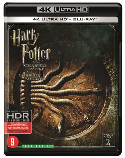 Harry Potter et la Chambre des Secrets Blu-ray 4K Ultra HD