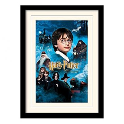 Harry Potter Image Encadr&eacute;e avec Passe-Partout Multicolore 30 x 40 cm