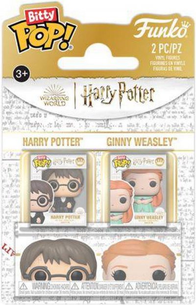 FUNKO Harry Potter - Pack 2 figurines Bitty POP! Harry & Ginny 2,5 cm
