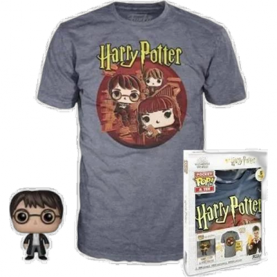 FUNKO Harry Potter - Pocket Pop N&deg; Xx - Harry Potter Trio + T-Shirt (Xl)