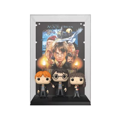 FUNKO Harry Potter Pop! Movie Poster Et Figurine Sorcerer's Stone 9 Cm