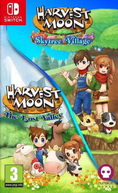 JUST FOR GAMES Harvest Moon The Lost Valley + Skytree Village Nintendo Switch 