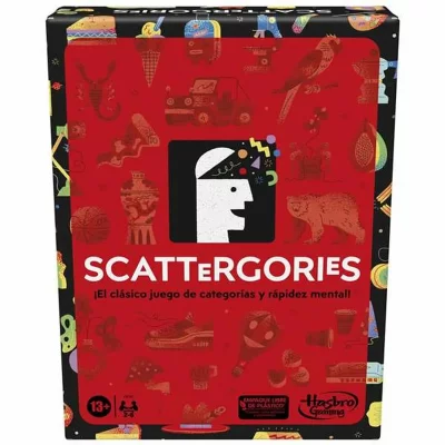 HASBRO  Classic Scattergories Spanish Version Board Game Multicolore