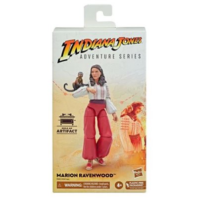 HASBRO  Indian Jones Adventure Series Marion Ravenwood Figure Rouge