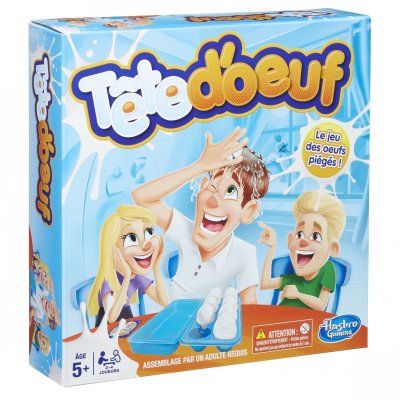 HASBRO  Jeu Familial Des Oeufs Pi&eacute;g&eacute;s T&ecirc;te D'oeuf 2-4 Joueurs 5+