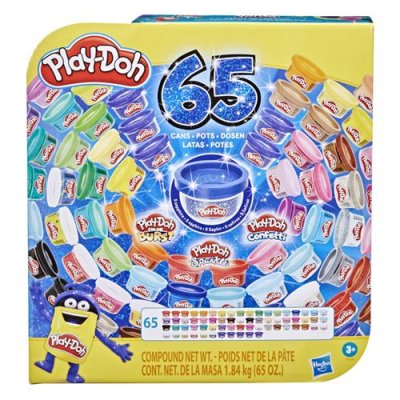 PLAY DOH Hasbro Play-Doh - Ultimate Color Collection 65-pack, P&acirc;te &agrave; modeler