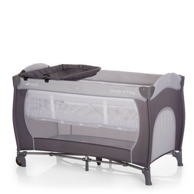 HAUCK  Lit Parapluie Sleep N Play Center avec plan &agrave; langer - Stone