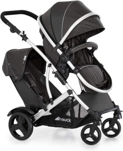 HAUCK  Poussette double Duett 2 noire