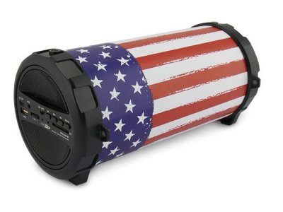 CALIBER Haut-parleur tube Bluetooth portatif avec batterie integree