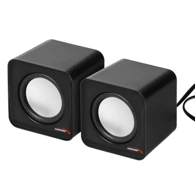 AUDIOCORE Haut-parleurs d'ordinateur Enceinte  AC870B 6W USB noir