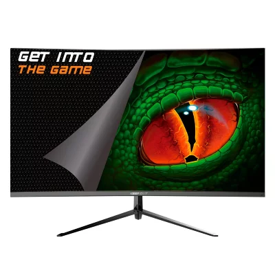KEEP OUT Haut-parleurs incurv&eacute;s LED VA FullHD 120 Hz FreeSync de 23,8 pouces  XGM24CV3