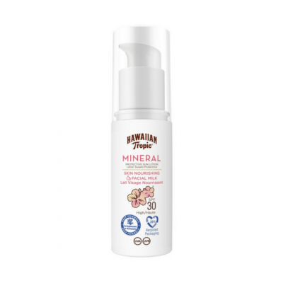 HAWAIIAN TROPIC  Lait Min&eacute;ral Nourrissant Visage SPF 30 50 ml FPS 30