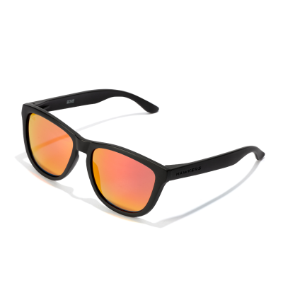 HAWKERS  Mixte One Lunettes de soleil, Carbon Black &middot; Ruby, Taille unique EU