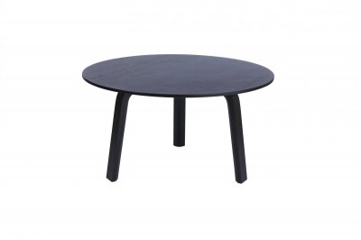 HAY - Bella Table basse &Oslash; 60 cm / H 39 cm, ch&ecirc;ne teint&eacute; noir
