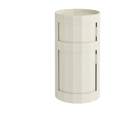 HAY - Facet Cabinet 110 avec pieds et roulettes, eggshell