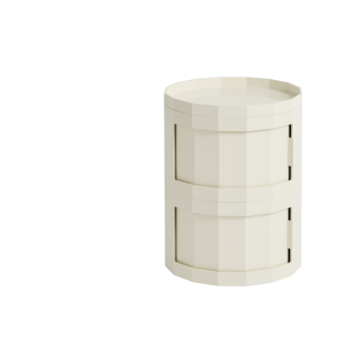 HAY - Facet Cabinet 20 avec pieds et roulettes, eggshell