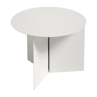 HAY - Slit Table Round &Oslash; 45 x H 3 5. 5 cm, blanc