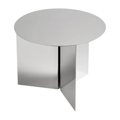 HAY - Slit Table Round &Oslash; 45 x H 3 5. 5 cm, poli miroir