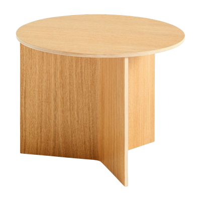 HAY - Slit Table Round , &Oslash; 45 x H 35,5 cm, ch&ecirc;ne naturel