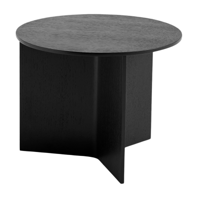HAY - Slit Table Round , &Oslash; 45 x H 35,5 cm, ch&ecirc;ne noir