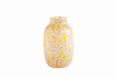 HAY  - Splash Vase L, &Oslash; 17,5 x H 27 cm, light pink and yellow